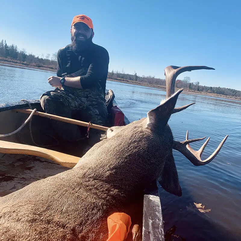 Justin Stimpson Registered Maine Hunting Guide.